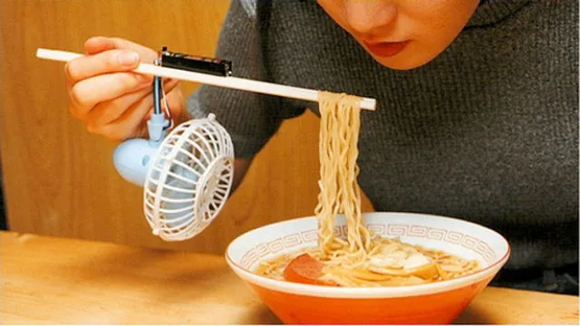 風扇拉麵筷