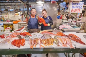 魚市場景象