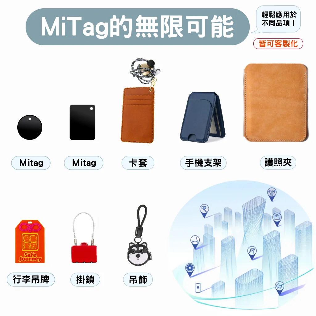 MiTag客製化無限可能